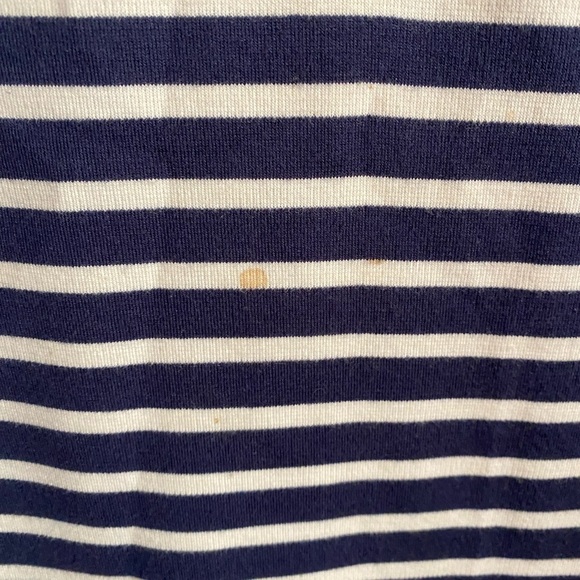 JOE Fresh Striped Shirt Dress Navy and White M - Picture 10 of 10